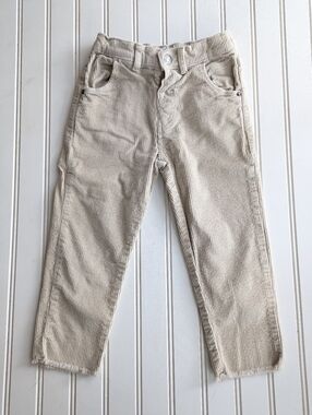 Zara Kids Beige Corduroy Casual Bottoms